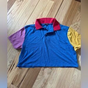 Retro color, black colored crop top, size small wild fable, excellent condition